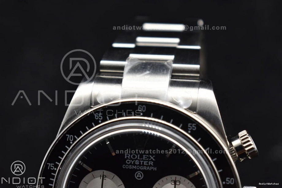 SS ADGF White Daytona SS Black on Bracelet 825 A Edition Comfortable Best Dial 0109